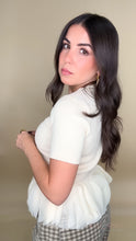 Load image into Gallery viewer, Lillie Peplum Top (2 colors)
