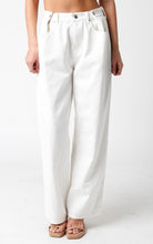 Load image into Gallery viewer, White Denim Tailored Trousers
