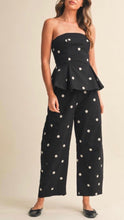 Load image into Gallery viewer, Strapless Barrel Denim Set - Black
