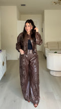 Load image into Gallery viewer, Tori Faux Leather Two Piece Set
