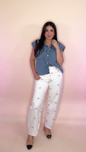 Load image into Gallery viewer, Siri Embroidered Barrel Denim
