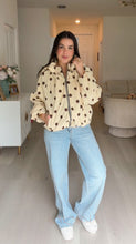 Load image into Gallery viewer, Trendy Polka Dots Jacket - Light Yellow
