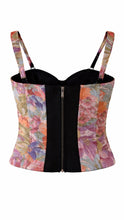 Load image into Gallery viewer, Textured Flowers Corset
