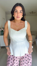 Load image into Gallery viewer, Lisha Peplum Top (2 colors)
