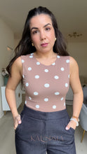 Load image into Gallery viewer, Cocoa Polka Dots Bodysuit
