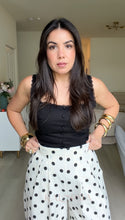 Load image into Gallery viewer, Brianna Polka Dots Pants - White
