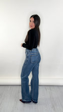Load image into Gallery viewer, Stars Rhinestone Denim Pants
