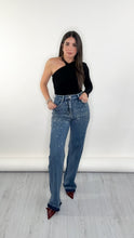 Load image into Gallery viewer, Stars Rhinestone Denim Pants
