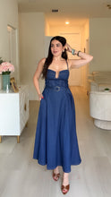 Load image into Gallery viewer, Carey Denim Maxi Dress

