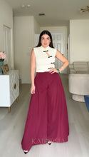 Load image into Gallery viewer, Trina Palazzo Pants - Wine
