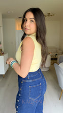 Load image into Gallery viewer, High Neck Bodysuit - Light Yellow
