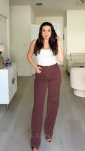 Load image into Gallery viewer, Tummy Control Choco Jeans
