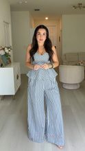 Load image into Gallery viewer, Strapless Peplum Denim Set
