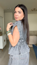 Load image into Gallery viewer, Turin Denim Two Piece Set
