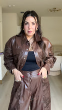 Load image into Gallery viewer, Tori Faux Leather Two Piece Set
