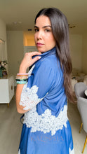 Load image into Gallery viewer, Soft Denim &amp; Lace Two Piece Set
