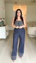 Load image into Gallery viewer, Embroidered Denim Set
