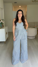 Load image into Gallery viewer, Strapless Peplum Denim Set
