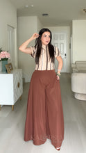 Load image into Gallery viewer, Trina Palazzo Pants - Brown
