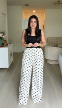 Load image into Gallery viewer, Brianna Polka Dots Pants - White
