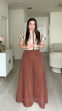 Load image into Gallery viewer, Trina Palazzo Pants - Brown
