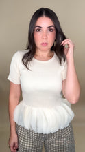 Load image into Gallery viewer, Lillie Peplum Top (2 colors)
