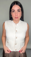 Load image into Gallery viewer, Karo Tweed Vest
