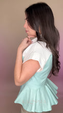 Load image into Gallery viewer, Alma Flor Peplum Top (2 colors)
