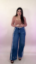 Load image into Gallery viewer, Ori Lace Denim Pant
