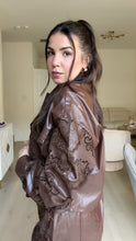 Load image into Gallery viewer, Tori Faux Leather Two Piece Set
